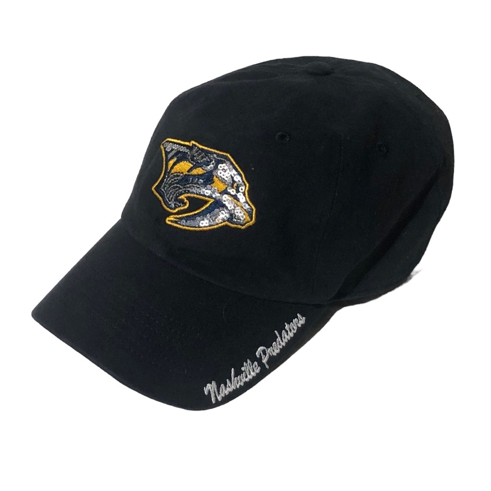 Nashville Predators Sequined Baseball Cap - Picture 5 of 11